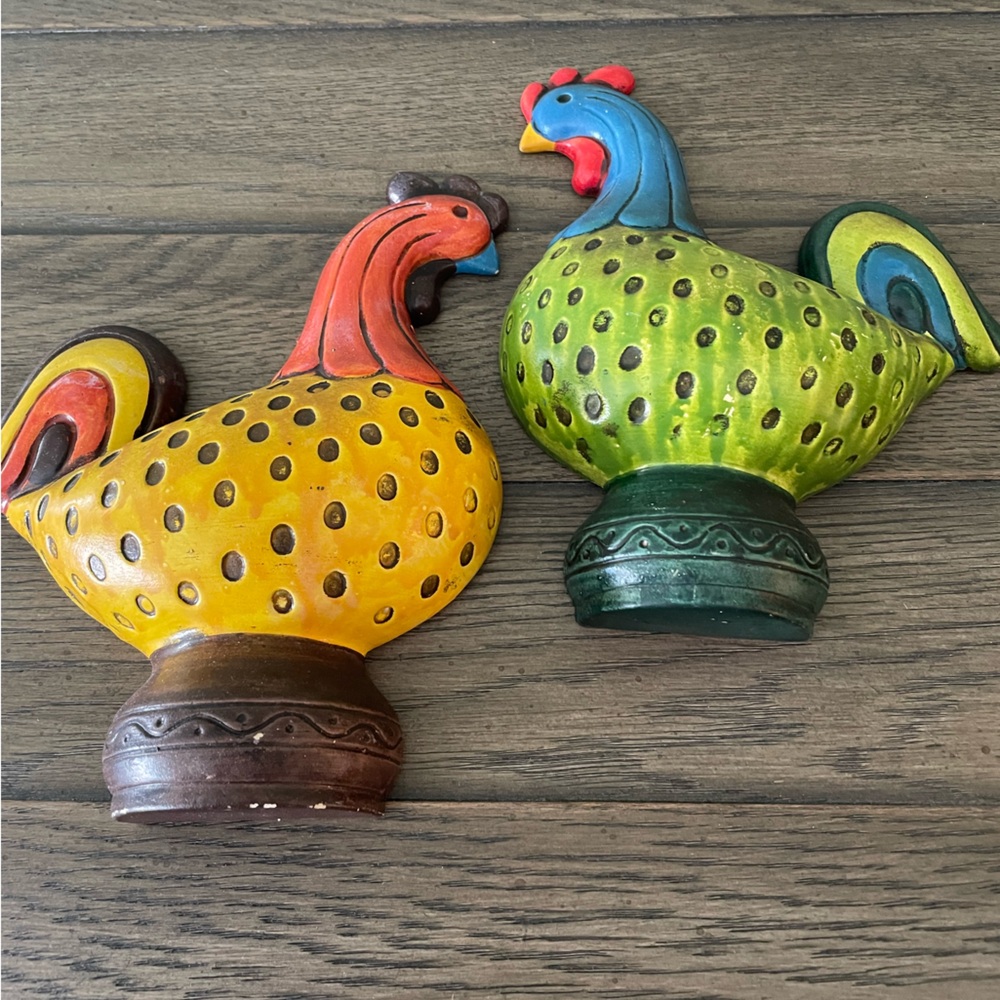 Vintage Rooster 🐔 Wall Decor! So cute!